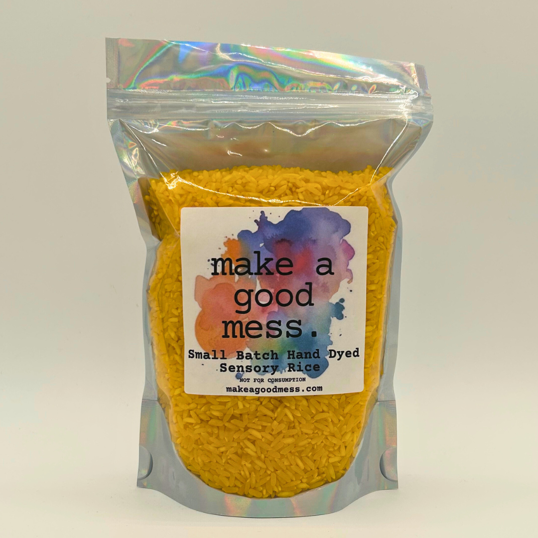 LEMON - Small Batch Hand Dyed Sensory Rice