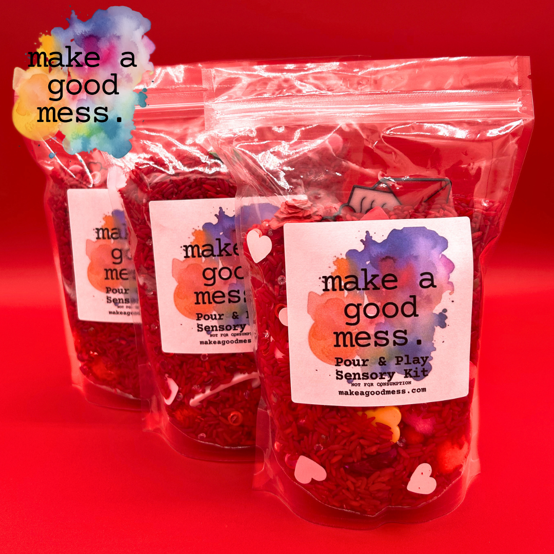 HEART DAY Pour and Play Sensory Kit