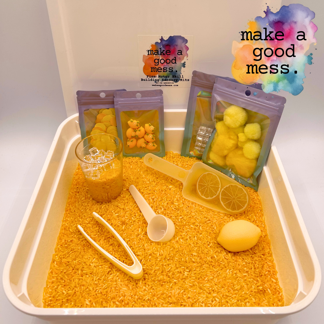 LEMONADE - Fine Motor Skill Building Sensory Kit