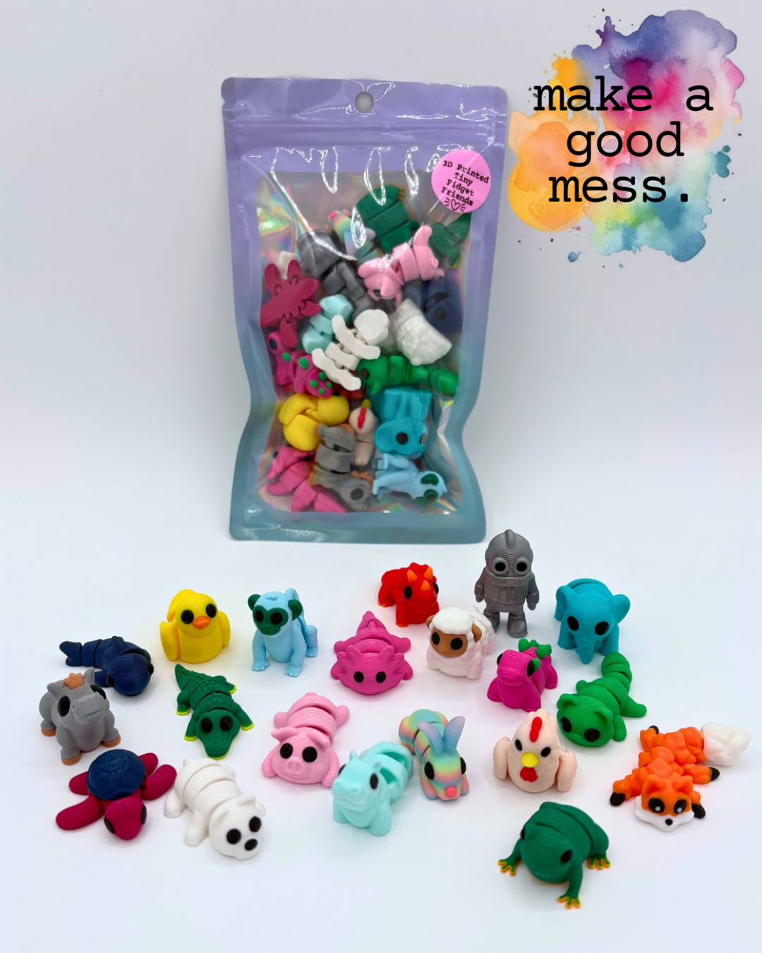 Small Fidgetlist Tiny Fidget Friends – make a good mess.