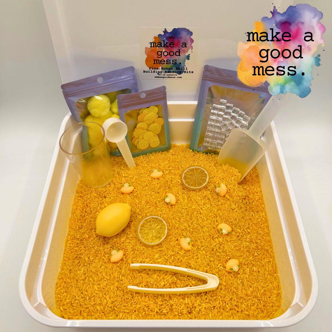 LEMONADE - Fine Motor Skill Building Sensory Kit