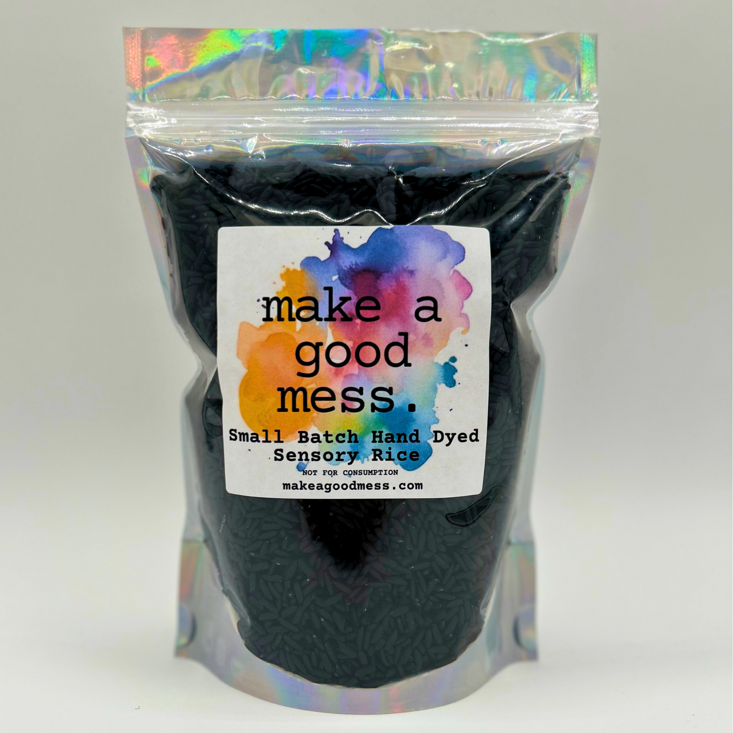 MYSTERY COLOR - Small Batch Hand Dyed Sensory Rice - One Pound