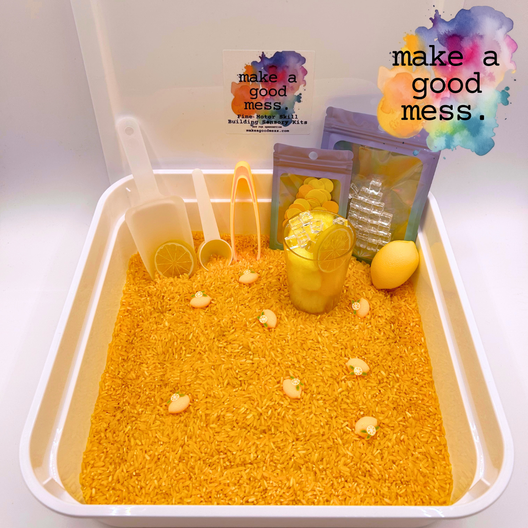 LEMONADE - Fine Motor Skill Building Sensory Kit