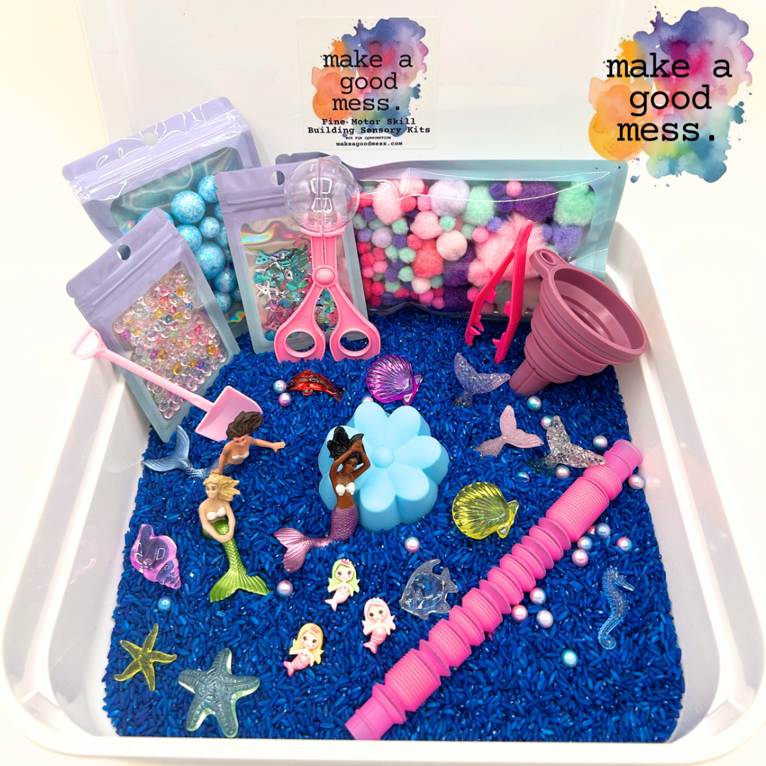 MERMAID - Fine Motor Skill Building Sensory Kit