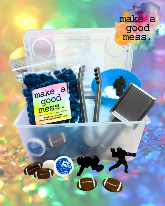Tailgate Pour & Play Sensory Kit Exclusive - Play Tray included colors vary