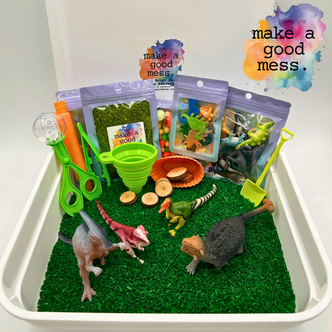 DINOSAUR - Fine Motor Skill Building Sensory Kit