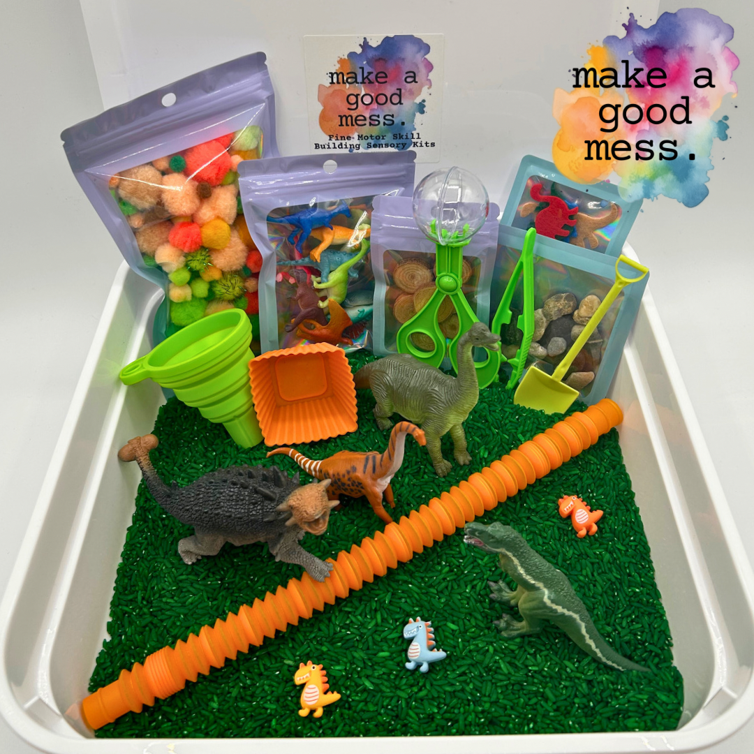 DINOSAUR - Fine Motor Skill Building Sensory Kit