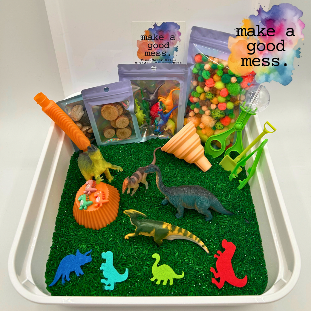 DINOSAUR - Fine Motor Skill Building Sensory Kit