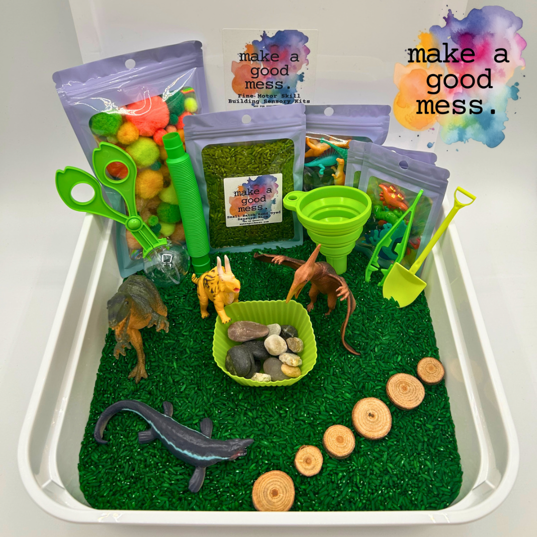 DINOSAUR - Fine Motor Skill Building Sensory Kit