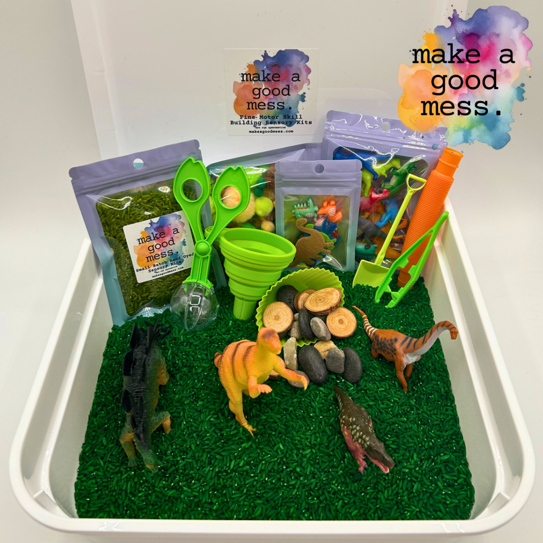 DINOSAUR - Fine Motor Skill Building Sensory Kit