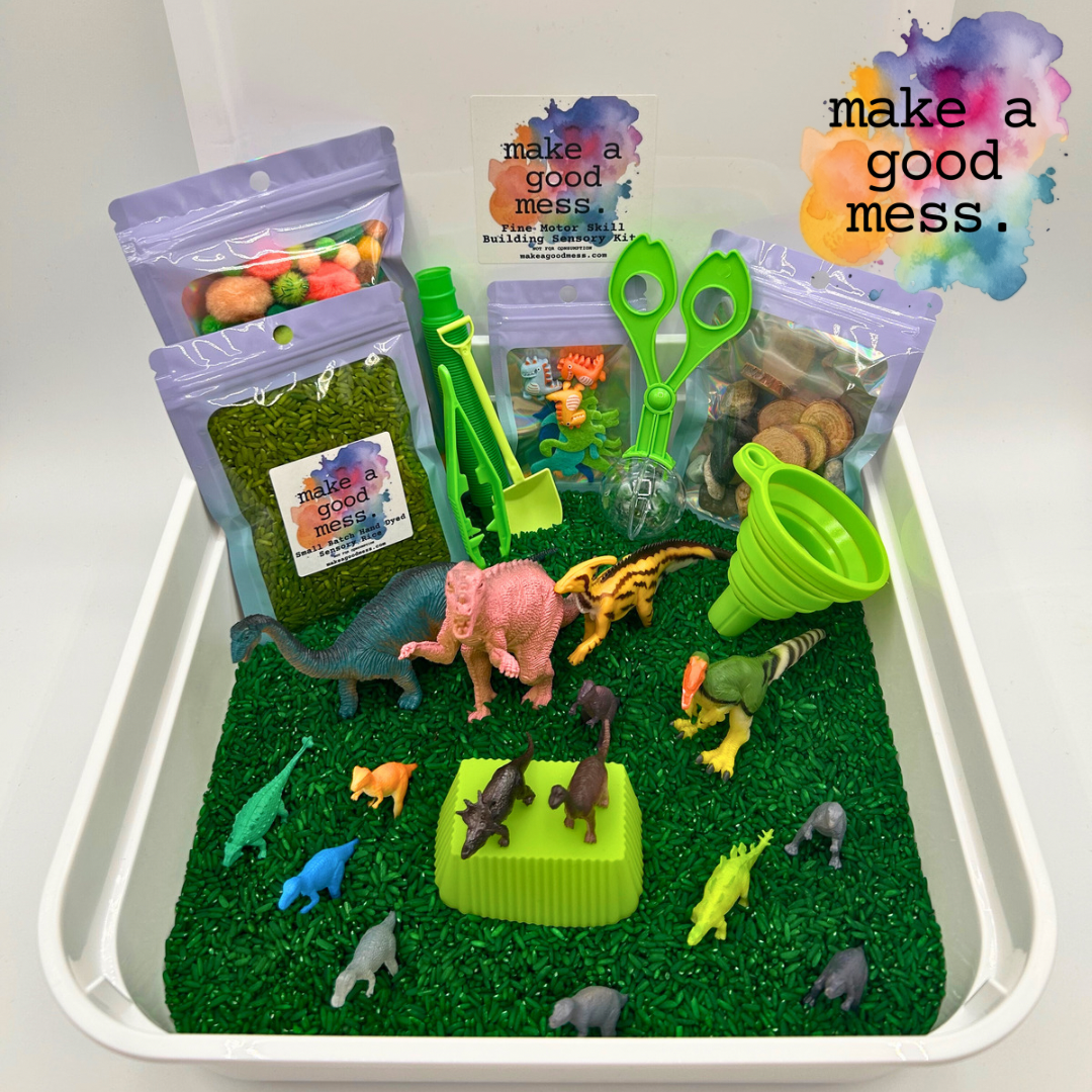 DINOSAUR - Fine Motor Skill Building Sensory Kit