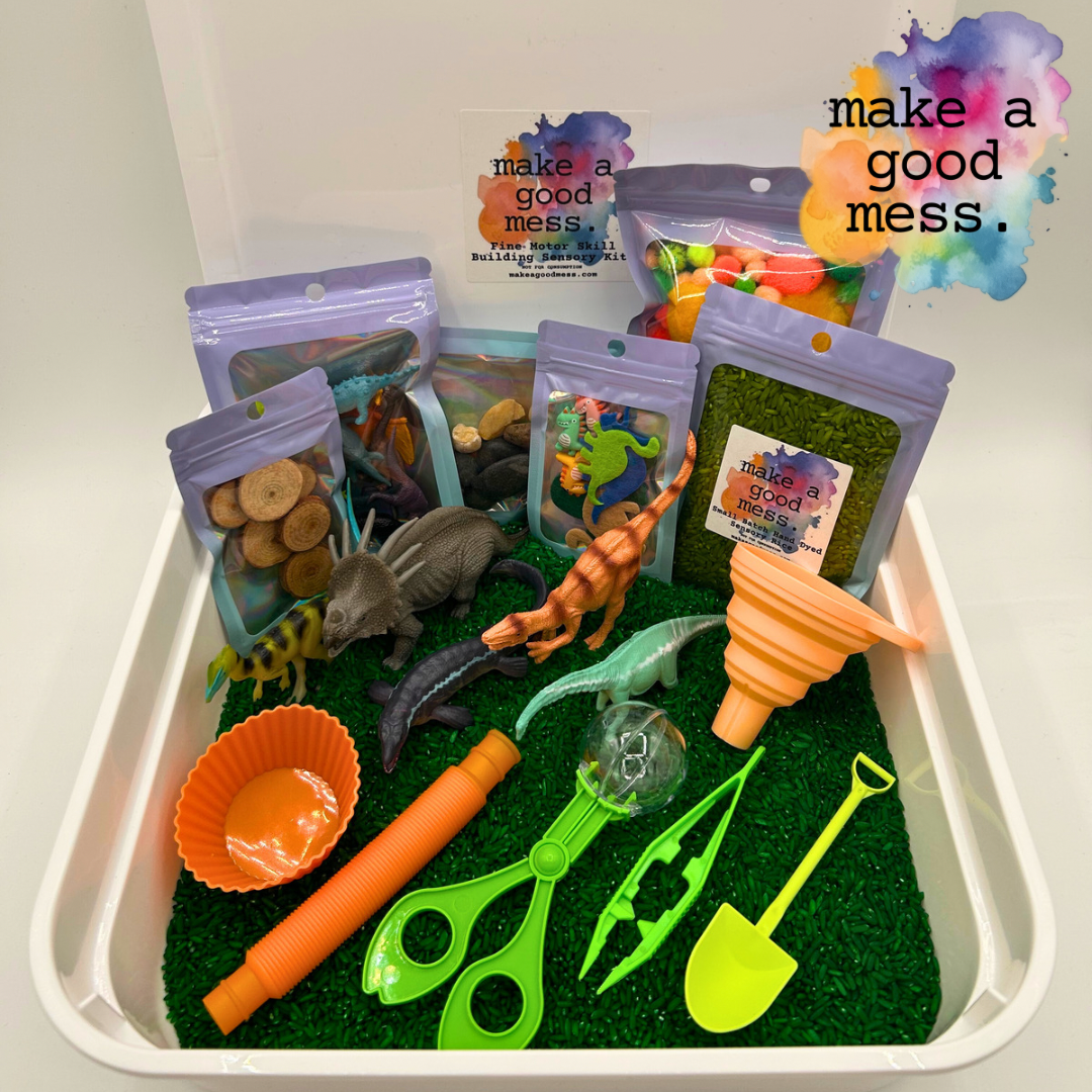 DINOSAUR - Fine Motor Skill Building Sensory Kit